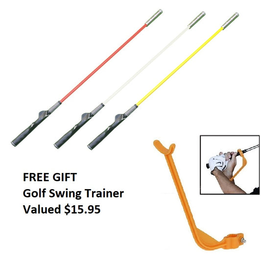 Golf Swing Speed Distance Training Stick Trainer Adjust Portable 312-480g Tempo