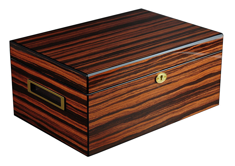 Hand Made 100 Count Cigar Humidor Box Wood Spanish Cedar Humidifier Hygrometer 8wld