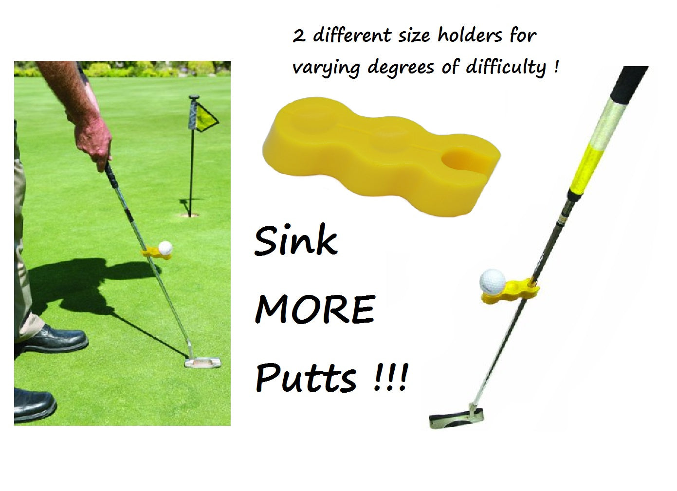 Golf Putter / Putting Training Aid - Tempo Tray - Trainer - Swing - Practice -