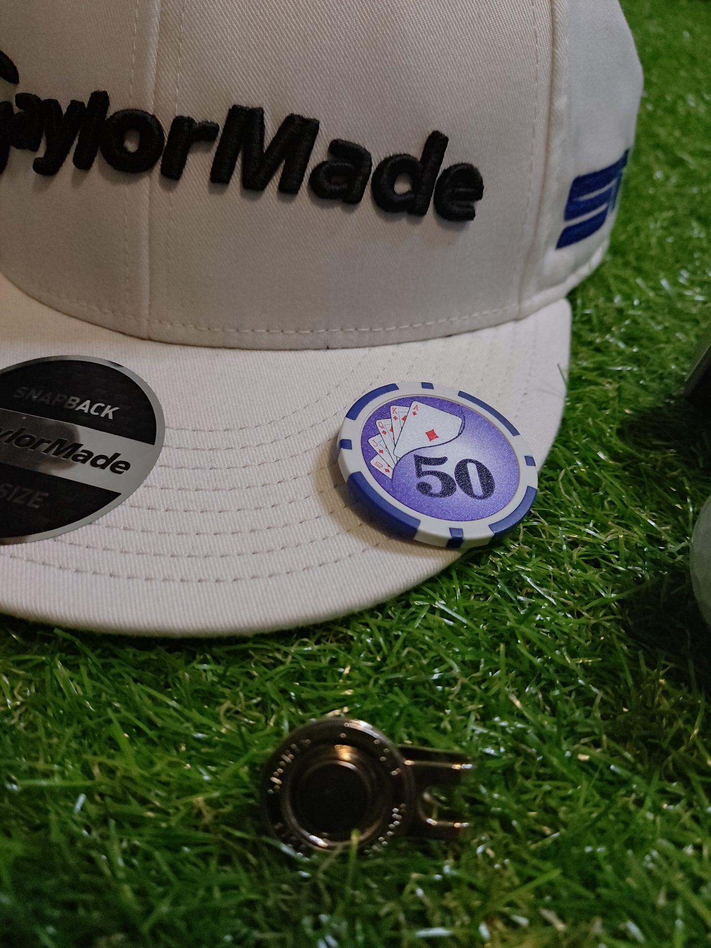 Magnetic Golf Ball Marker Hat Clip Poker Chip Ball Marker Strong Magnet Cap Clip