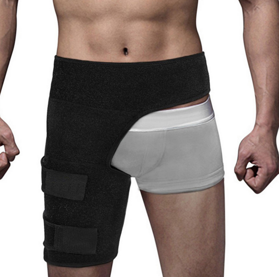 Groin Pain Relief Thigh Support Strain Brace Wrap Hip Compression Hamstring