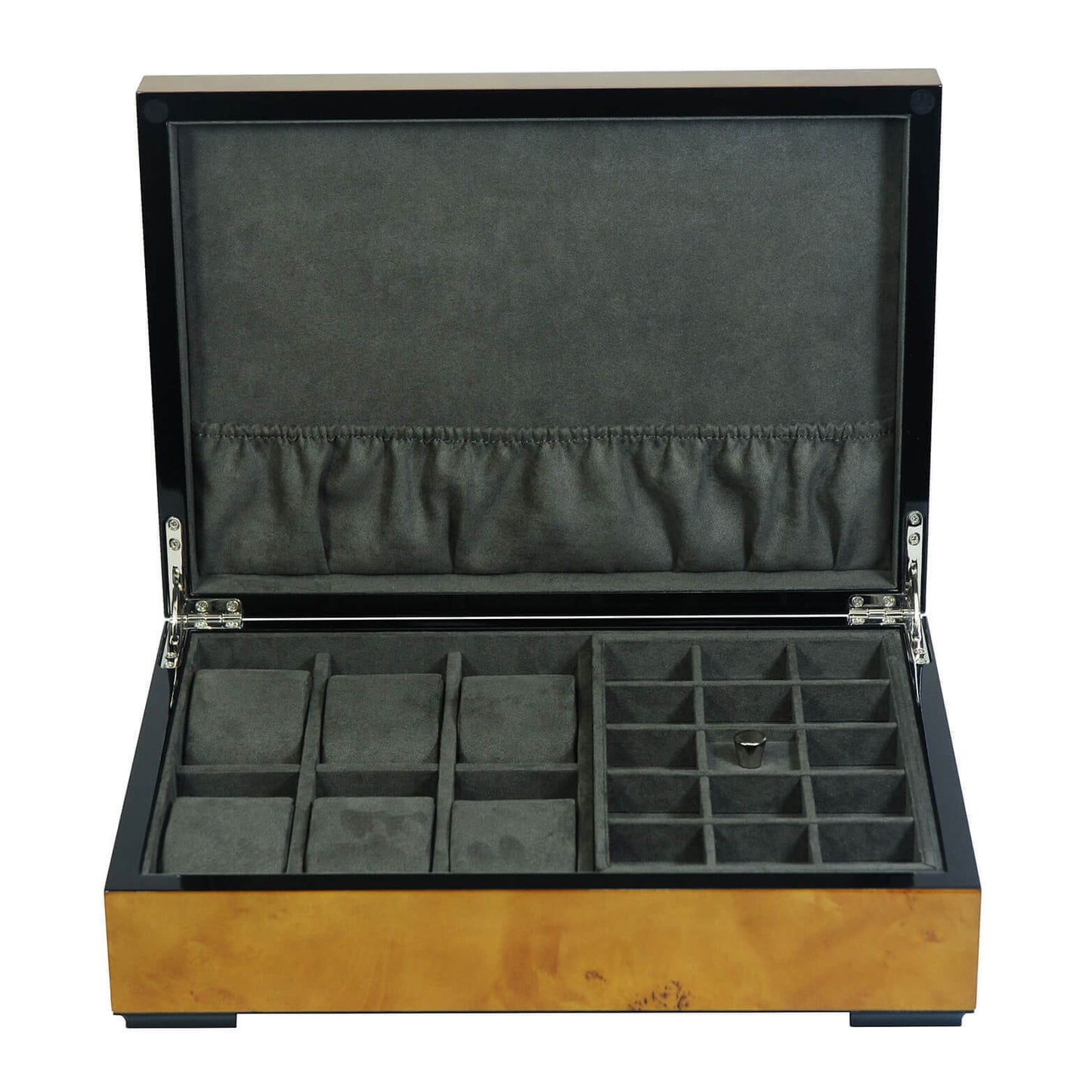 Hand Made Watch Keys Map Cufflink Cabinet Luxury Case Storage Box Jewellery cy59