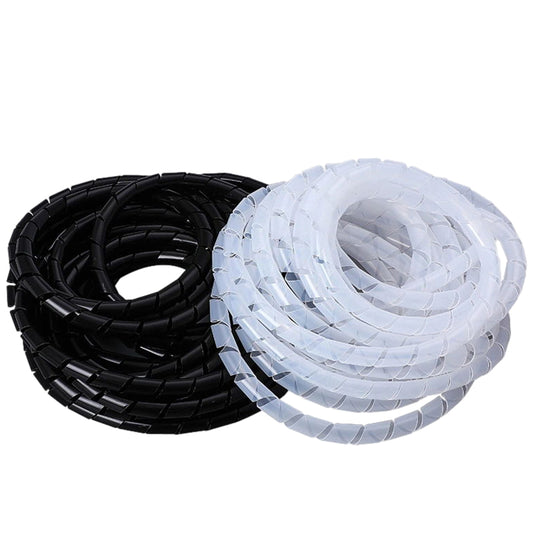 10m - Flexible Spiral Cable Cord Power Wire Storage Management Organizer Wrap