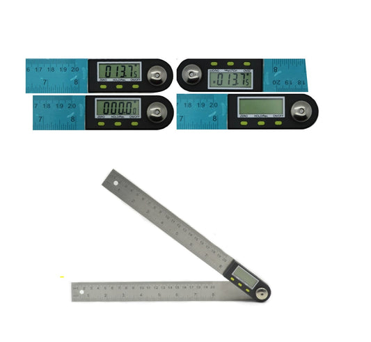 400mm 2 in1 Digital Angle Finder Meter Protractor Goniometer Ruler 360° Measurer