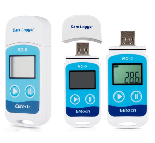 Elitech RC5 USB Temperature Data logger Datalogger Temp Recorder Internal Sensor