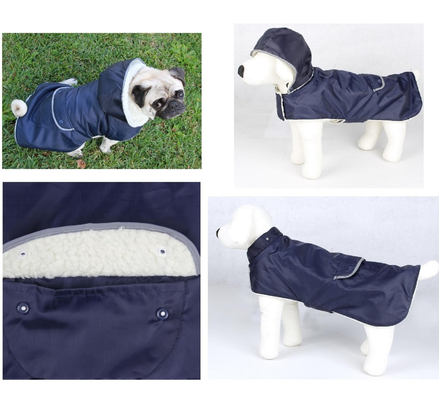 Dog Cat Waterproof Jacket Rain Coat Cute Pet Puppy Clothes Costume Suit Hoody